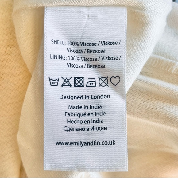 Emily and Fin Hailey Paintbox Valley Shirtdress ModCloth Midi Dress Fit & Flare - Picture 5 of 7